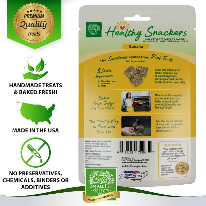 Small Pet Select - Healthy Snackers - Banana - Image 3